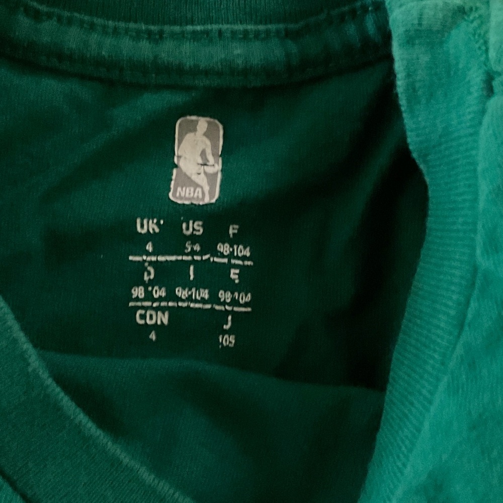 NBA Celtics Kids Green Basketball Tee - Picture 3 of 5